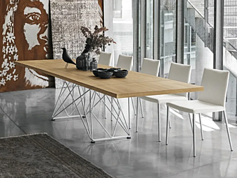 Раскладной прямоугольный деревянный стол SEDIT Building BUIO12 фабрика SEDIT из Италии