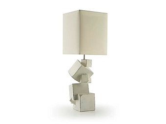 Керамическая настольная лампа из пирита MARIONI PYRITE 02218BL фабрика MARIONI из Италии