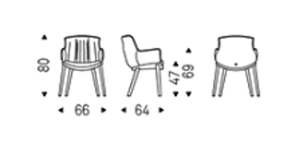 Кресло CATTELAN ITALIA Rhonda Wood фабрика CATTELAN ITALIA из Италии. Фото №3