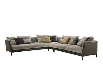 Модульный секционный диван из ткани POLTRONA FRAU Bretagne фабрика POLTRONA FRAU из Италии