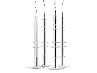 Подвесная лампа из хрусталя ручной работы Gallotti&Radice Narghile фабрика Gallotti & Radice из Италии