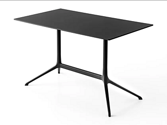 Прямоугольный стол с откидными боковыми панелями из литого алюминия Kristalia Elephant 01ELP21 фабрика Kristalia из Италии