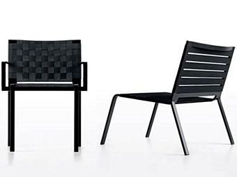 Кресло с обитой спинкой из ткани Kristalia Rest 05RST00 Кресло с обитой спинкой из ткани Kristalia Rest 05RST00 фабрика Kristalia из Италии