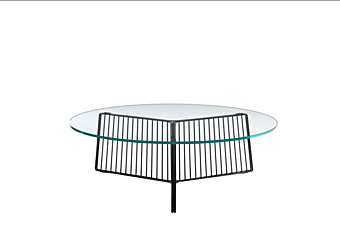 Стеклянный кофейный столик Driade Anapo фабрика Driade из Италии