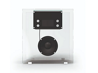 Радиоприемник из закаленного стекла CASSINA Radio in Cristallo