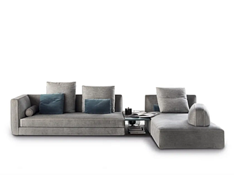 Секционный диван с мягкой спинкой из ткани Art Nova Glam Sectional Sofa Секционный диван с мягкой спинкой из ткани Art Nova Glam Sectional Sofa фабрика Art Nova из Италии