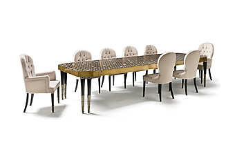 Стол ANGELO CAPPELLINI ALLURE 34116/R26 Стол ANGELO CAPPELLINI ALLURE 34116/R26 фабрика ANGELO CAPPELLINI из Италии