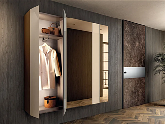 Секционный стеклянный шкаф на стену LAGO N O W 2742 2742 фабрика LAGO из Италии