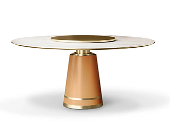 Круглый мраморный стол с вращающейся подставкой FORMITALIA Iside фабрика FORMITALIA из Италии