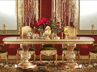 Расширяемый прямоугольный стол из дерева A.R.ARREDAMENTI SRL Royal 706/A фабрика A.R.ARREDAMENTI SRL из Италии