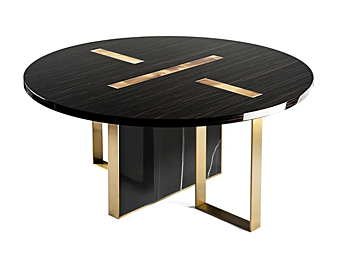 Круглый деревянный обеденный стол MARIONI Tyron 02846 фабрика MARIONI из Италии