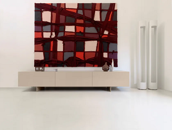 Буфет с двумя дверями из дерева UNI Cappellini UN_2BQ фабрика Cappellini из Италии. Фото №2