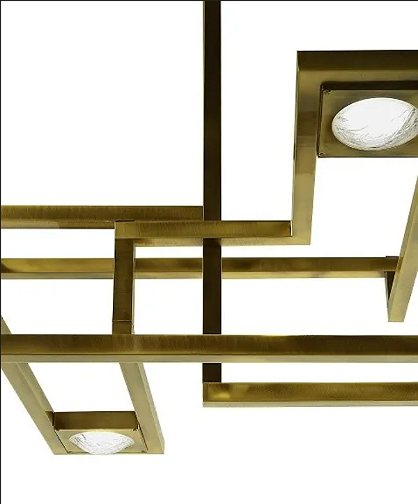 Подвесная лампа из латуни с LED подсветкой MARIONI CECILE 02803G фабрика MARIONI из Италии. Фото №7