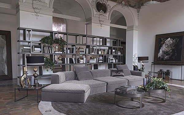 Диван VITTORIA FRIGERIO Sforza VF10508+VF10520DX фабрика VITTORIA FRIGERIO из Италии. Фото №2