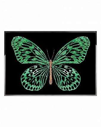 Панно, картина Green Butterfly