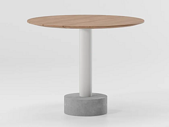 Круглый стол из алюминия KETTAL  Roll KS2300800 фабрика KETTAL из Италии