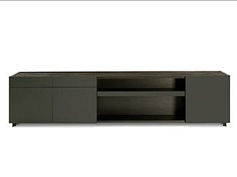 Низкая деревянная офисная полка POLTRONA FRAU Jobs фабрика POLTRONA FRAU из Италии