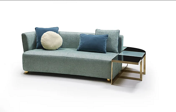 Секционный диван с мягкой спинкой из ткани MARIONI  Baia Destro I0250 фабрика MARIONI из Италии. Фото №2