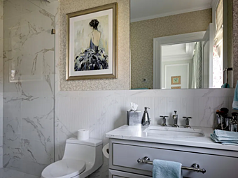 Настенный туалетный столик с ящиками из дерева Martini Interiors Chicago North Shore Настенный туалетный столик с ящиками из дерева Martini Interiors Chicago North Shore фабрика MARTINI INTERIORS из Италии