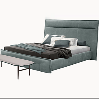 Кровать GAMMA ARREDAMENTI Flamingo L30 Кровать GAMMA ARREDAMENTI Flamingo L30 фабрика GAMMA ARREDAMENTI из Италии