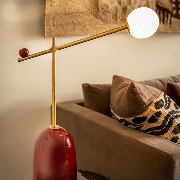 Настольная лампа из стекла с декоративными штырями MARIONI PIN COLLECTION 02985 фабрика MARIONI из Италии. Фото №9