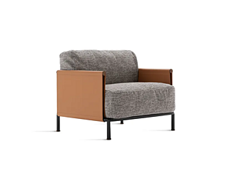 Кресло с подлокотниками из ткани Casamania & Horm SC2 фабрика Casamania & HORM из Италии