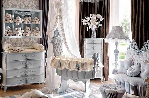 Кроватка ALTA MODA Vip Art VIP5000 Royal Baby фабрика ALTA MODA из Италии. Фото №2