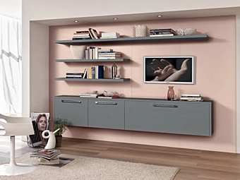 Стенка для хранения из материала LUBE CUCINE коллекции Gallery 13