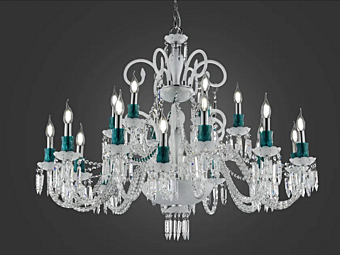 Кристаллическая люстра Imperial Charm L24 Euroluce Lampadari Кристаллическая люстра Imperial Charm L24 Euroluce Lampadari фабрика EUROLUCE LAMPADARi из Италии