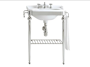 Консольная раковина из керамики Gentry Home Balasani New City фабрика Gentry Home из Италии