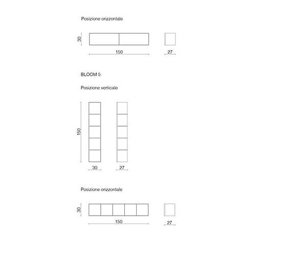 Полка из алюминия и стекла Duomo Design BLOOM фабрика Duomo Design из Италии. Фото №3