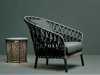 Кресло с подлокотниками из акрила EMMA CROSS VARASCHIN 24820 фабрика VARASCHIN из Италии