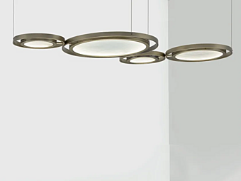 Подвесная лампа из металла и стекла LED Girasole Euroluce Lampadari фабрика EUROLUCE LAMPADARi из Италии