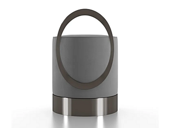 Обитый низкий тканевый пуф F.lli ORSENIGO Peder фабрика ORSENIGO из Италии