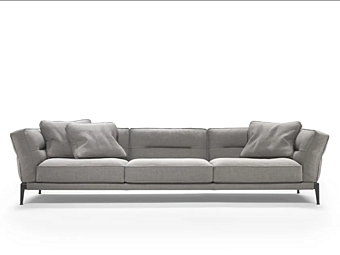 Диван на три места с съемным чехлом из ткани FLEXFORM ADDA фабрика FLEXFORM из Италии