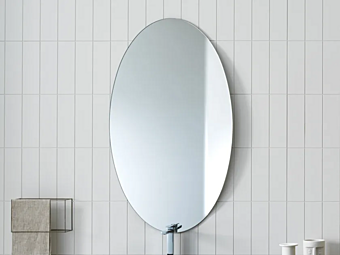 Овальное настенное зеркало из стекла ARTELINEA  Piegami TPI70 фабрика ARTELINEA из Италии