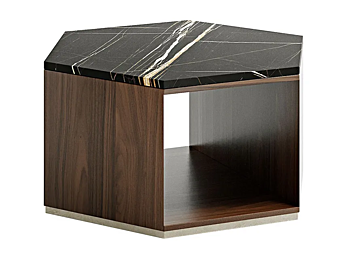 Деревянный кофейный стол с мраморной столешницей Capital Collection Dedalo DE.TB фабрика Capital Collection из Италии