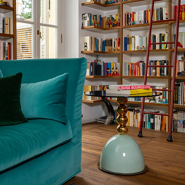 Боковой столик с шарами из металла MARIONI PIN 343034 фабрика MARIONI из Италии. Фото №3