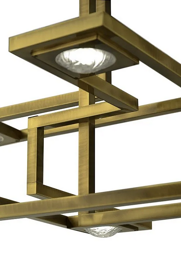 Подвесная лампа из латуни с LED подсветкой MARIONI CECILE 02803G фабрика MARIONI из Италии. Фото №6