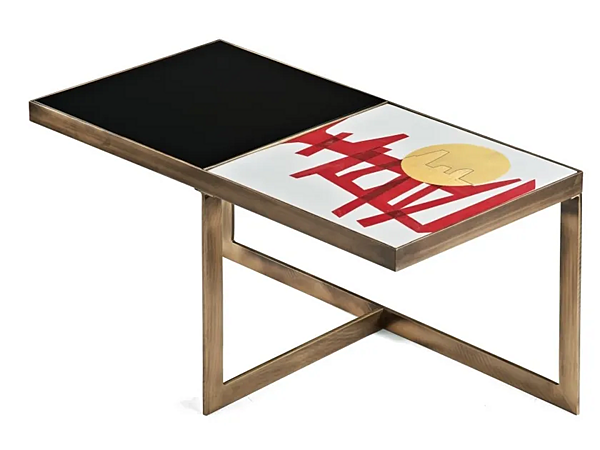 Прямоугольный кофейный стол из дерева MARIONI  Carousel 02872 фабрика MARIONI из Италии. Фото №1