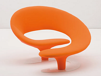 Кресло с мягкой спинкой из ткани GIOVANNETTI Circus фабрика GIOVANNETTI из Италии