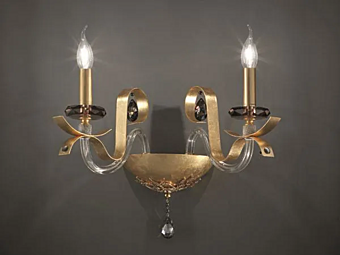 Настенный светильник с кристаллами Сваровски Nuage A2 Euroluce Lampadari фабрика EUROLUCE LAMPADARi из Италии