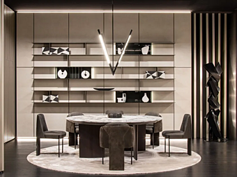 Модульная настенная стенка из материала МДФ MISURAEMME Puzzle фабрика MisuraEmme из Италии