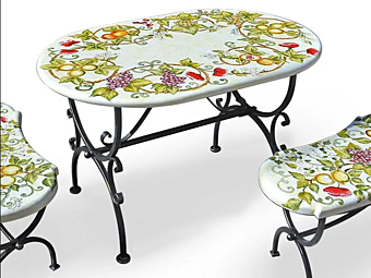 oval coffee table из лавового камня L_Antica Deruta TLC 38 oval coffee table из лавового камня L_Antica Deruta TLC 38 фабрика L'Antica Deruta из Италии