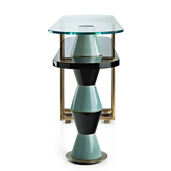 Деревянный консольный стол Palm из коллекции MARIONI 02965 фабрика MARIONI из Италии. Фото №4