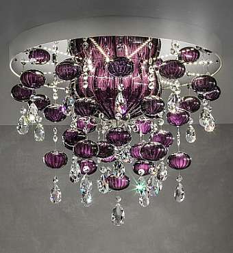 Люстра MASIERO (EMME PI LIGHT) LUXURY purple Globe / pL LeD