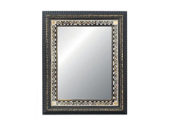 Настенное зеркало в раме из керамики Moresco L_Antica Deruta SP / 19 / 90X110 фабрика L'Antica Deruta из Италии