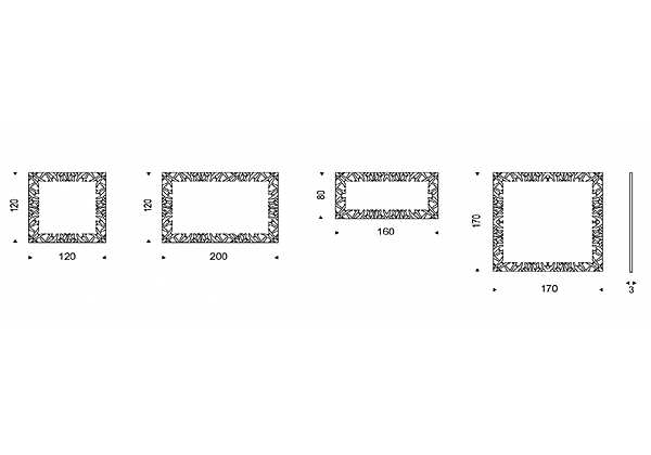 Зеркало CATTELAN ITALIA Kenya 1 фабрика CATTELAN ITALIA из Италии. Фото №7