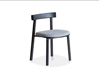 Стул из ясеня с интегрированной мягкой спинкой POTOCCO Helvetica 868/W фабрика POTOCCO из Италии