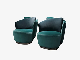 Кресло с тканевой обивкой Duetto Softhouse фабрика SOFTHOUSE из Италии